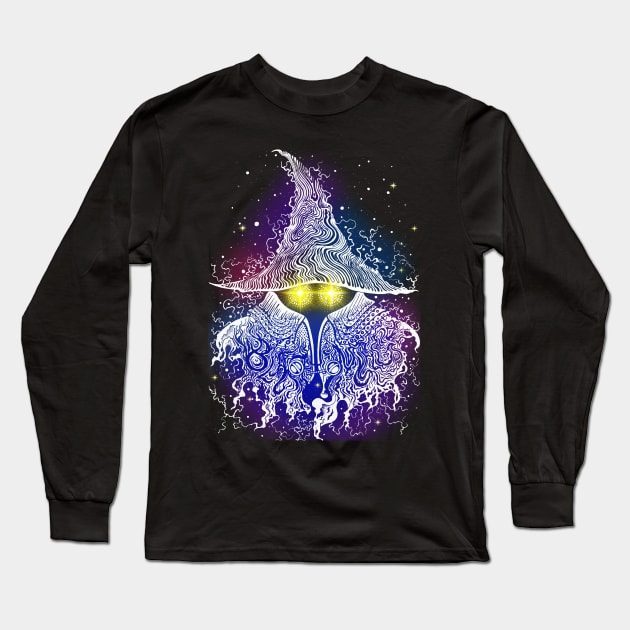 black mage glow Long Sleeve T-Shirt by Moonjelly88